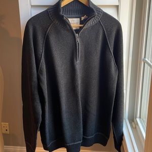 Weatherproof black pullover sweater L